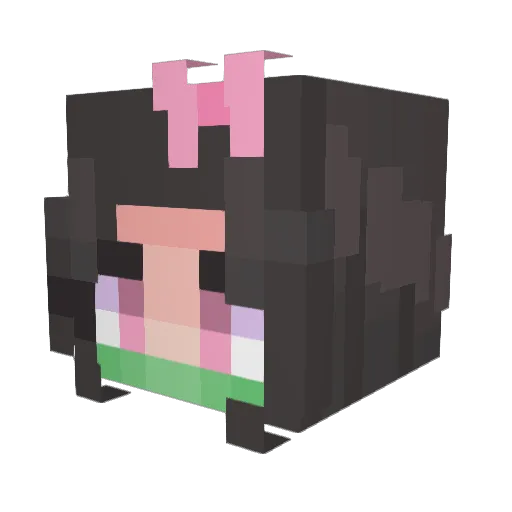 TheMiracleA Minecraft avatar head, 3D render