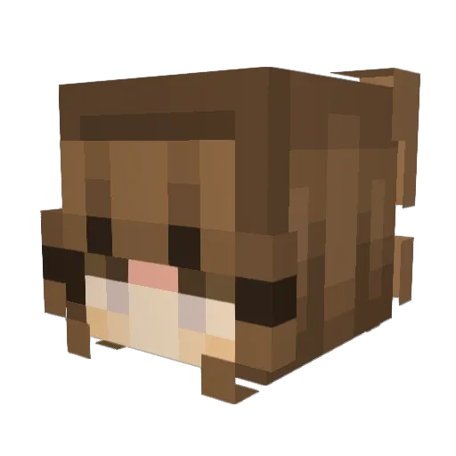 TheMiriel Minecraft avatar head, 3D render