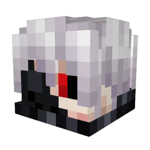 TheMiroN Minecraft avatar head, 3D render