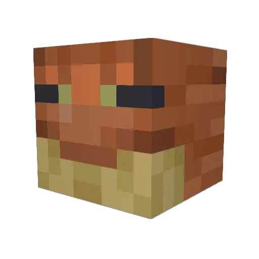 TheMisClicker Minecraft avatar head, 3D render