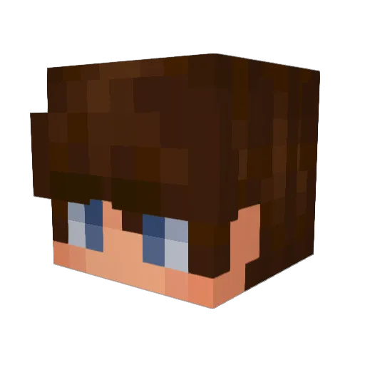TheMisir Minecraft avatar head, 3D render