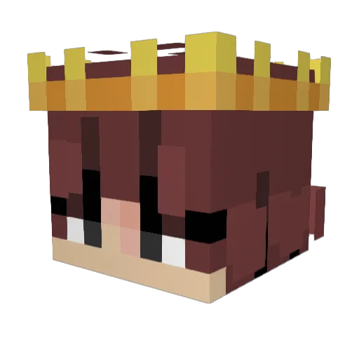 TheMitchs Minecraft avatar head, 3D render