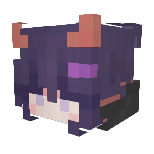 TheMitchy27 Minecraft avatar head, 3D render
