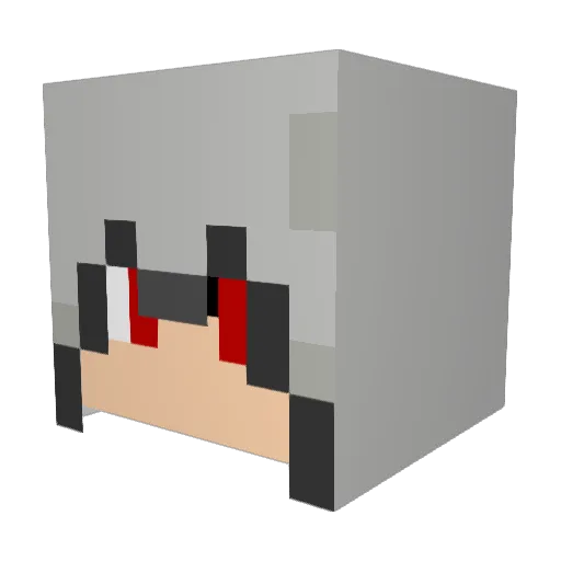 TheMixMatcher Minecraft avatar head, 3D render