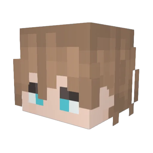 TheMmu Minecraft avatar head, 3D render