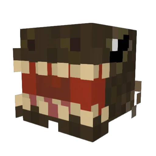 TheMobKing10 Minecraft avatar head, 3D render