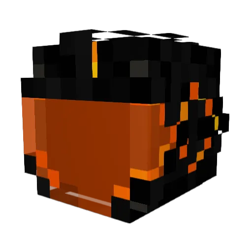 TheMonZ7 Minecraft avatar head, 3D render