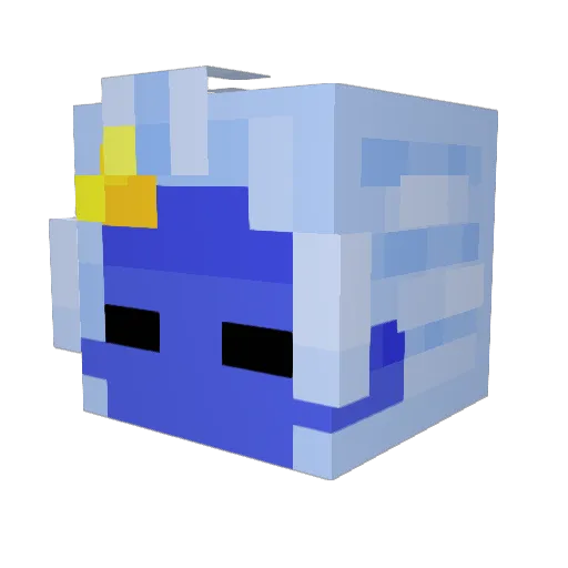 TheMonkieKid Minecraft avatar head, 3D render