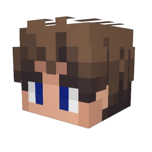 TheMonkx Minecraft avatar head, 3D render
