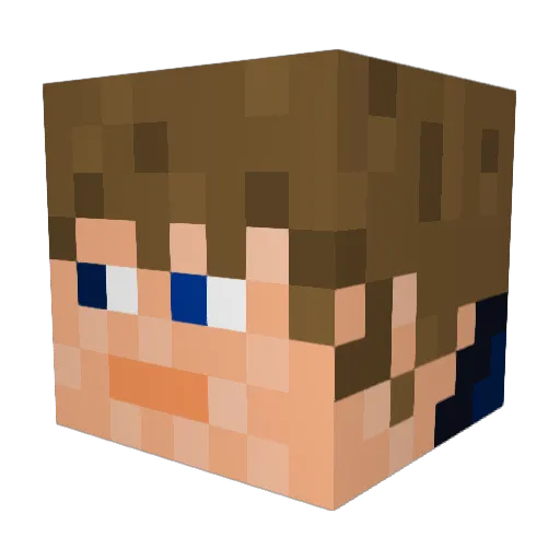 TheMoon23 Minecraft avatar head, 3D render