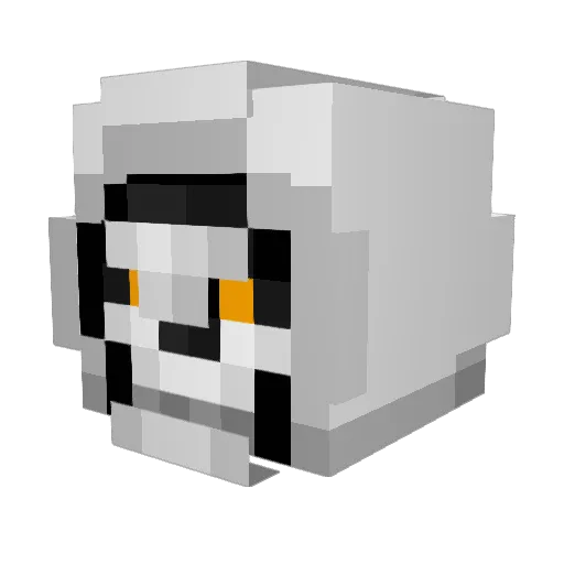 TheMoonHauntsYou Minecraft avatar head, 3D render