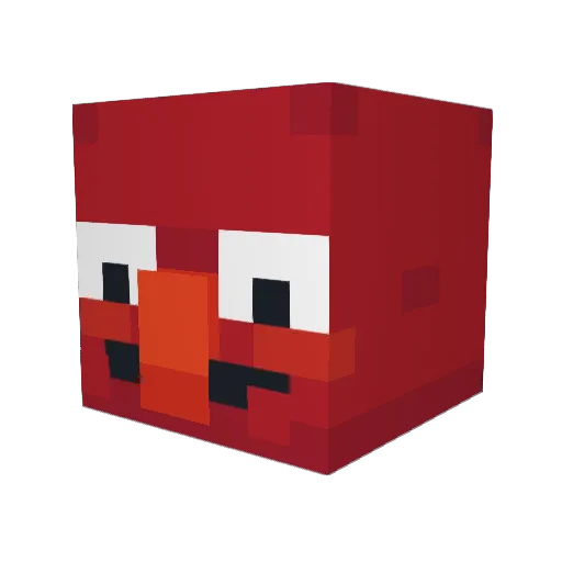 TheMoonlux Minecraft avatar head, 3D render
