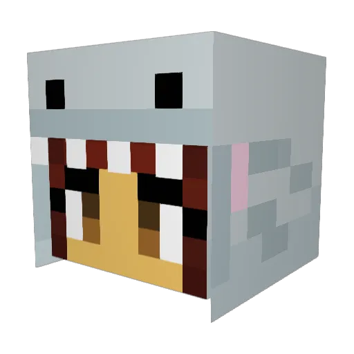 TheMora0129 Minecraft avatar head, 3D render