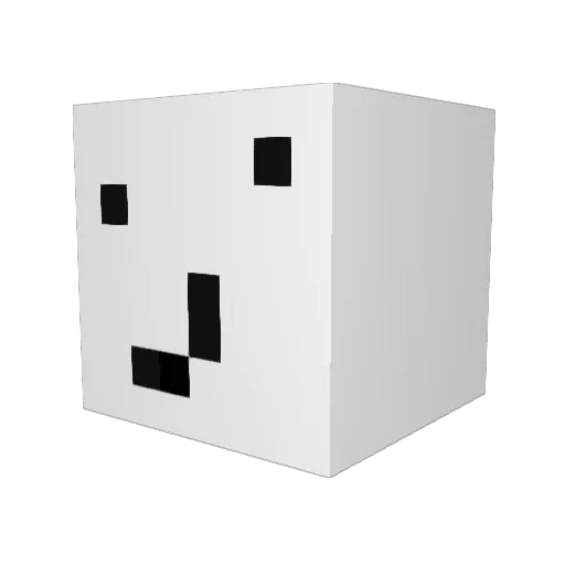 TheMorgxx Minecraft avatar head, 3D render