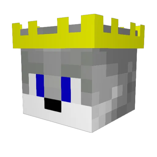 TheMorningDog Minecraft avatar head, 3D render