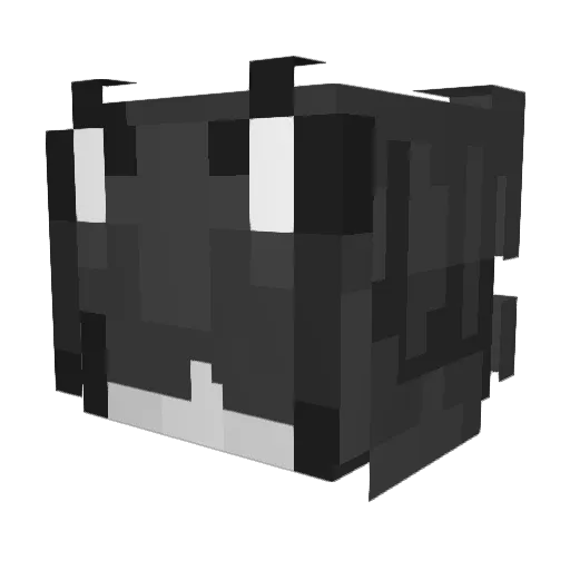 TheMossyMayo Minecraft avatar head, 3D render