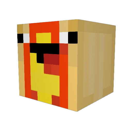 TheMrEee Minecraft avatar head, 3D render