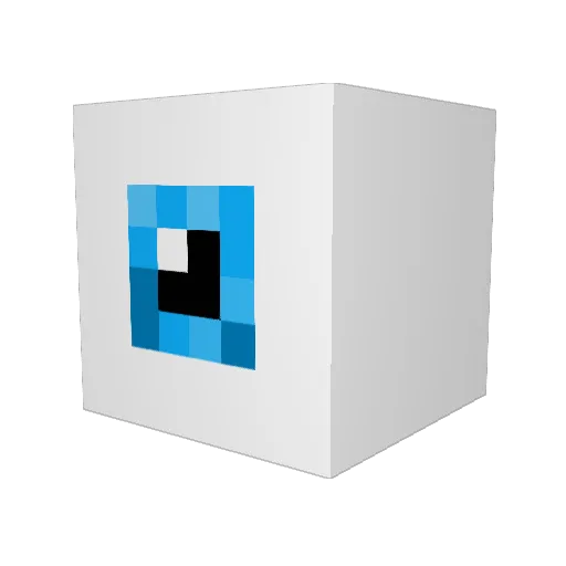 TheMrEyeball Minecraft avatar head, 3D render