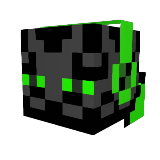 TheMrLOLMan Minecraft avatar head, 3D render
