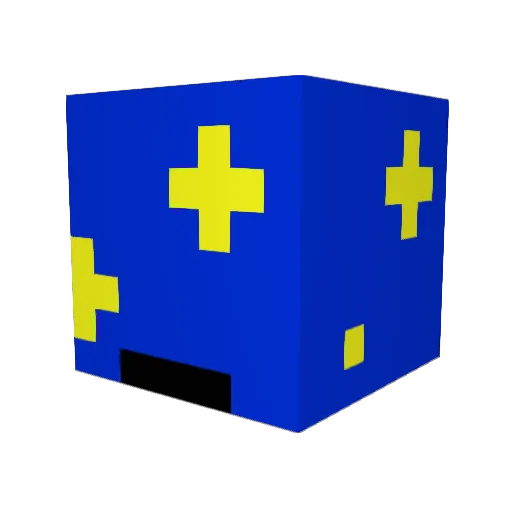 TheMrPetersen Minecraft avatar head, 3D render