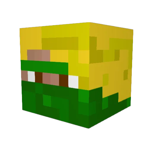 TheMrRasmusDK Minecraft avatar head, 3D render