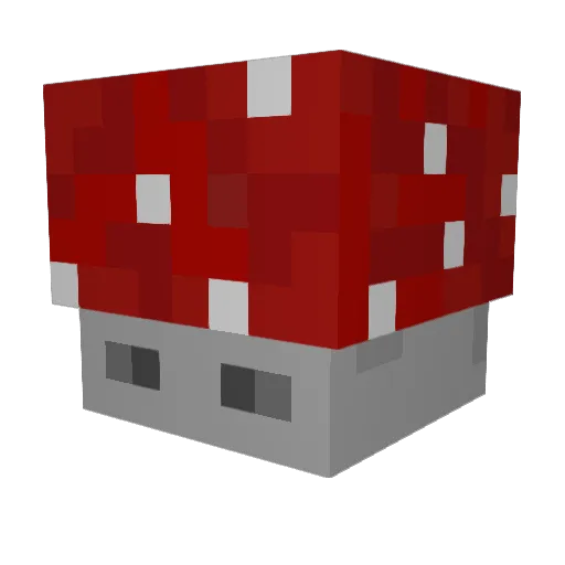 TheMushyMan Minecraft avatar head, 3D render