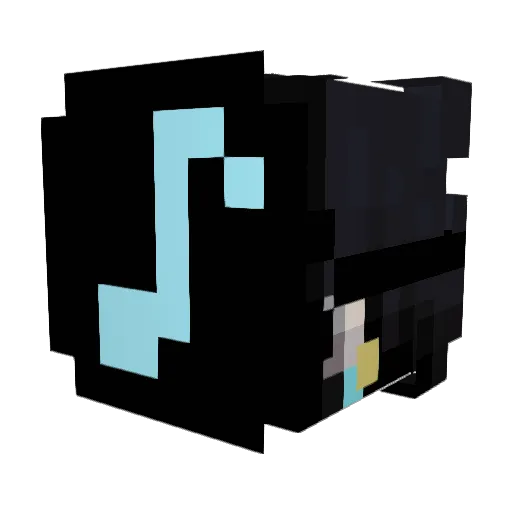 TheMusicManttv Minecraft avatar head, 3D render