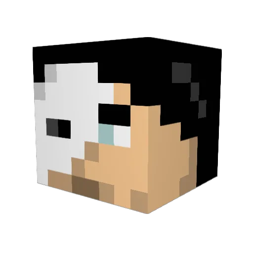TheMusicalBoy93 Minecraft avatar head, 3D render