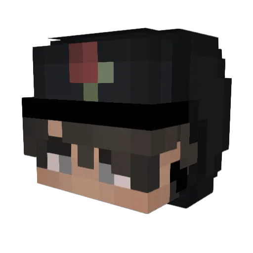 TheMysticalCow Minecraft avatar head, 3D render