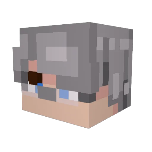TheMythicalHawk Minecraft avatar head, 3D render