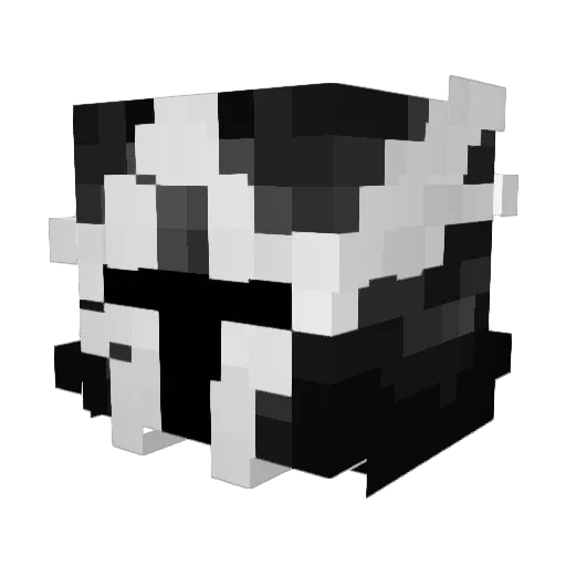 TheN1ggaKnight_ Minecraft avatar head, 3D render