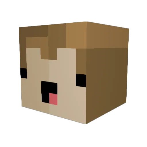 TheN1ppleofTruth Minecraft avatar head, 3D render