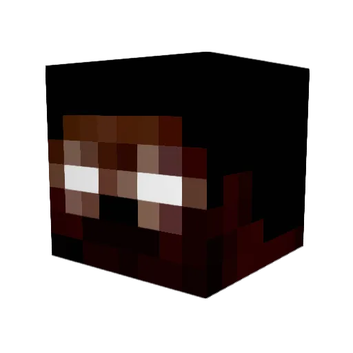 TheN8mare Minecraft avatar head, 3D render