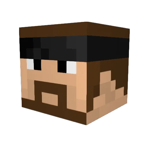 TheNameIsBond Minecraft avatar head, 3D render