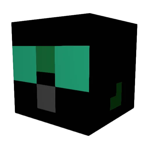 TheNameIsNot Minecraft avatar head, 3D render