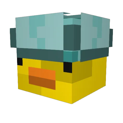 TheNamesGrim371 Minecraft avatar head, 3D render