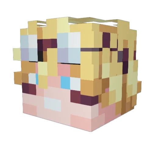 TheNamesMage Minecraft avatar head, 3D render