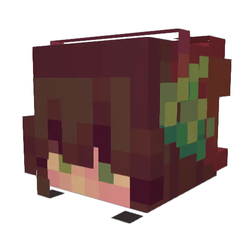 TheNamielle Minecraft avatar head, 3D render