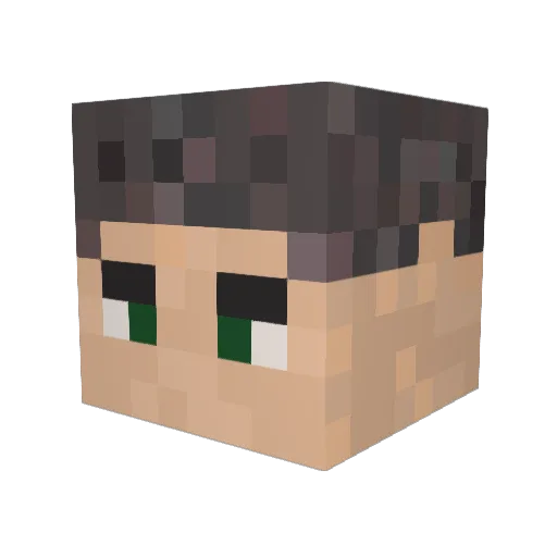 TheNeoLex Minecraft avatar head, 3D render