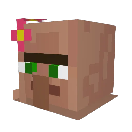 TheNeuralNetwork Minecraft avatar head, 3D render