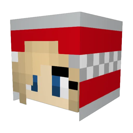 TheNevius17 Minecraft avatar head, 3D render