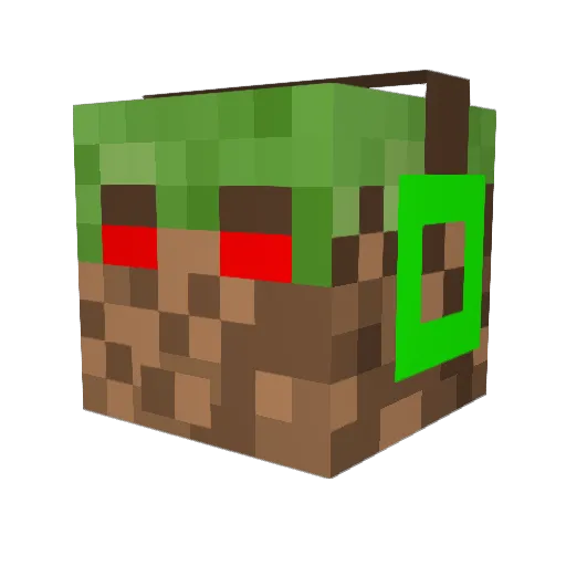 TheNewGuy186 Minecraft avatar head, 3D render