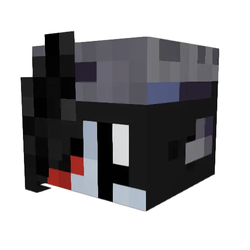 TheNewM00n Minecraft avatar head, 3D render