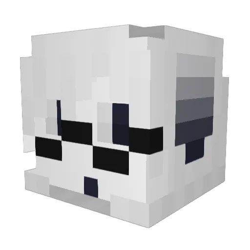 TheNewrestart Minecraft avatar head, 3D render