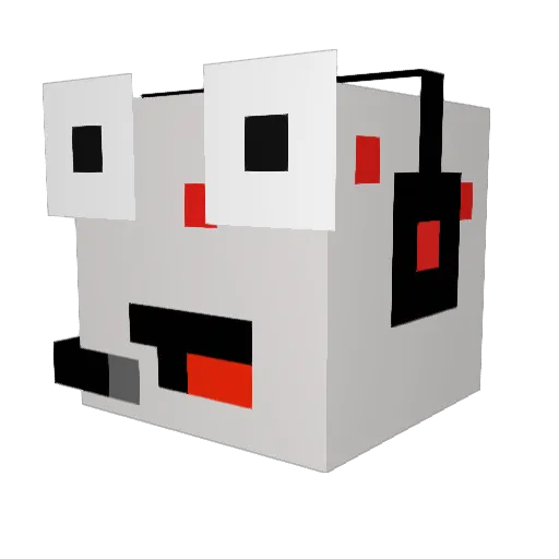 TheNextRabid Minecraft avatar head, 3D render