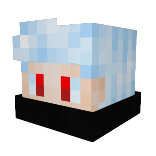 TheNexusHD Minecraft avatar head, 3D render