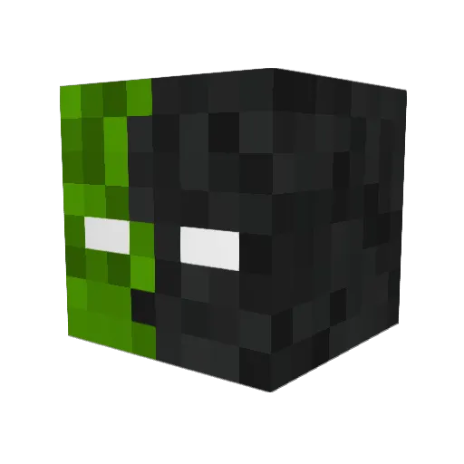 TheNiWi09 Minecraft avatar head, 3D render