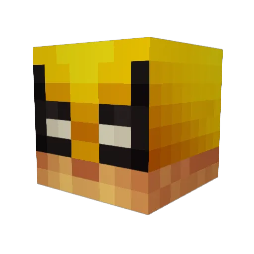 TheNicProject Minecraft avatar head, 3D render