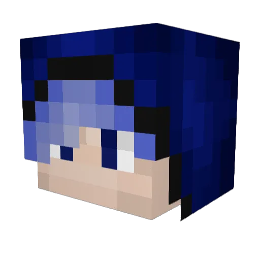 TheNickqq Minecraft avatar head, 3D render