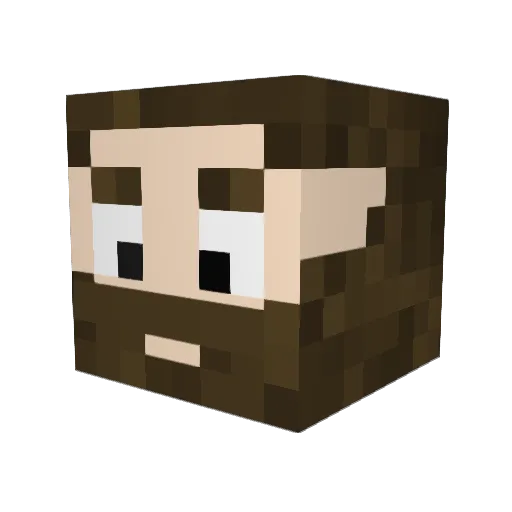 TheNicoTimo Minecraft avatar head, 3D render